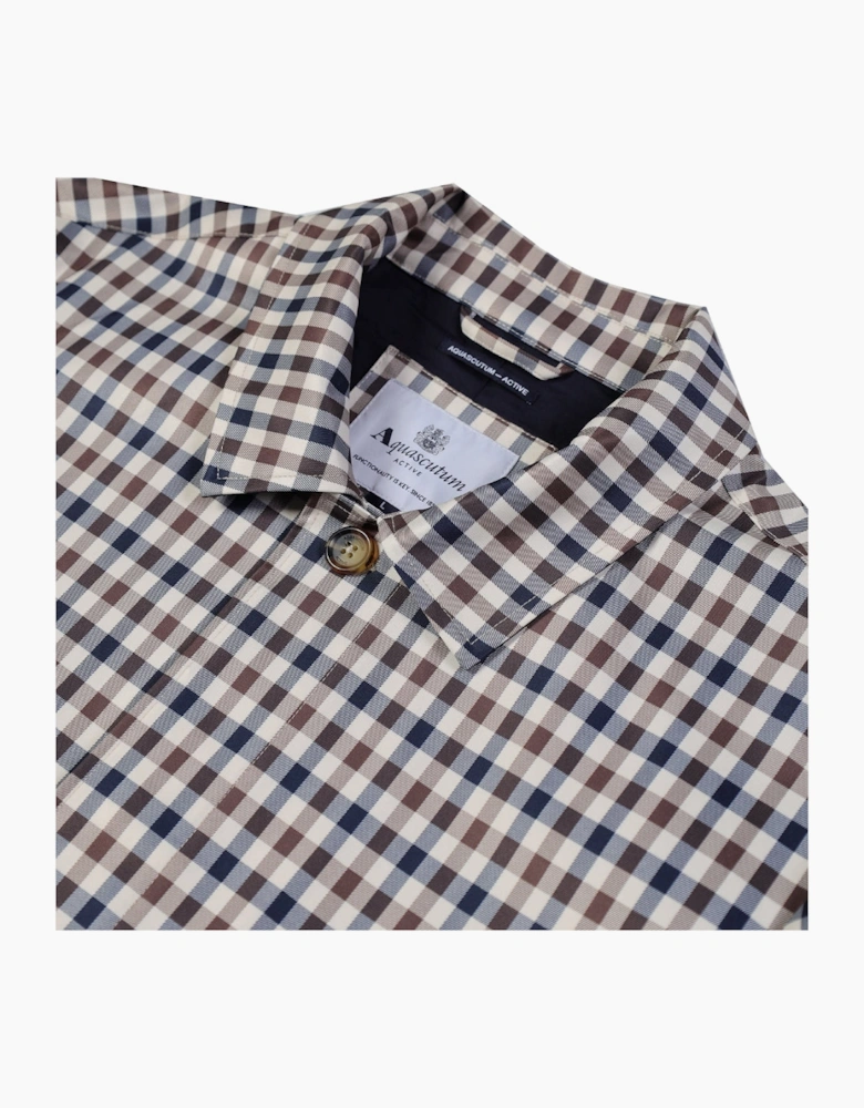 Aquascutum Active Iconic Caban Club Check Jacket