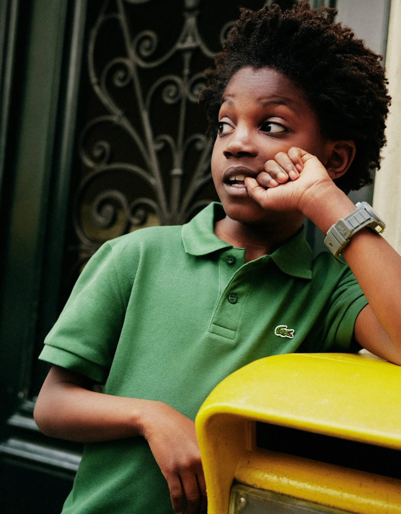 Lacoste Boys Petit Pique Polo Shirt in Green