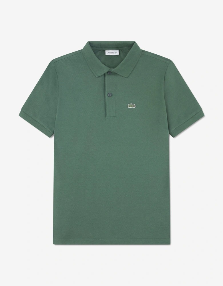 Lacoste Boys Petit Pique Polo Shirt in Green