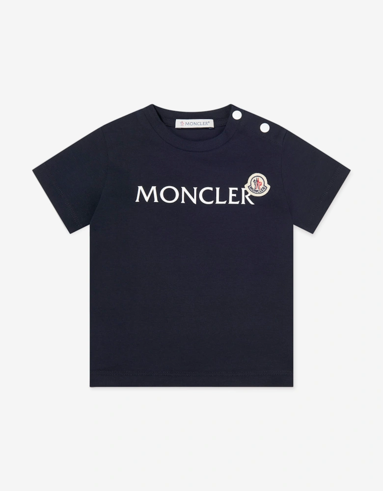 Moncler Enfant Baby Boys Logo T-Shirt in Navy