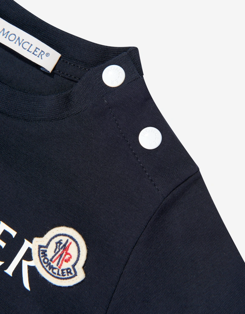 Moncler Enfant Baby Boys Logo T-Shirt in Navy