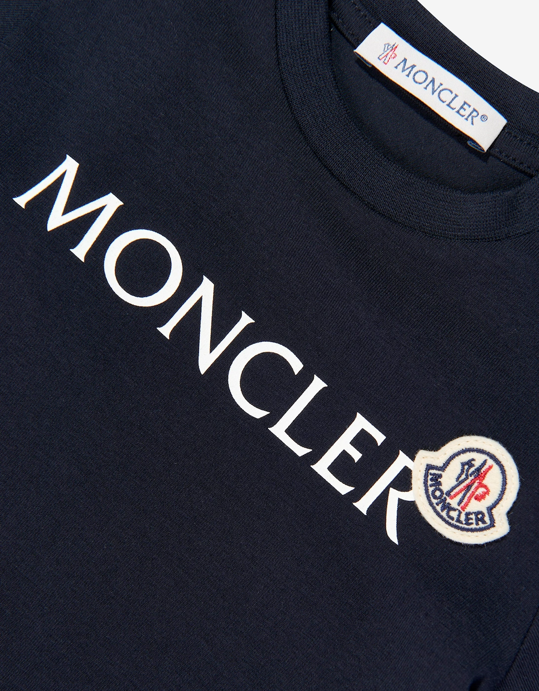 Moncler Enfant Baby Boys Logo T-Shirt in Navy