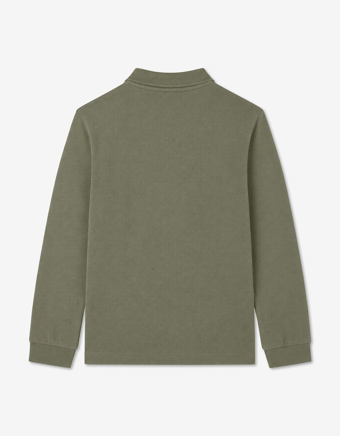 Lacoste Boys Long Sleeve Pique Polo Shirt in Green