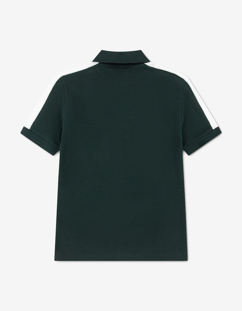 Lacoste Boys Colourblock Polo Shirt in Green