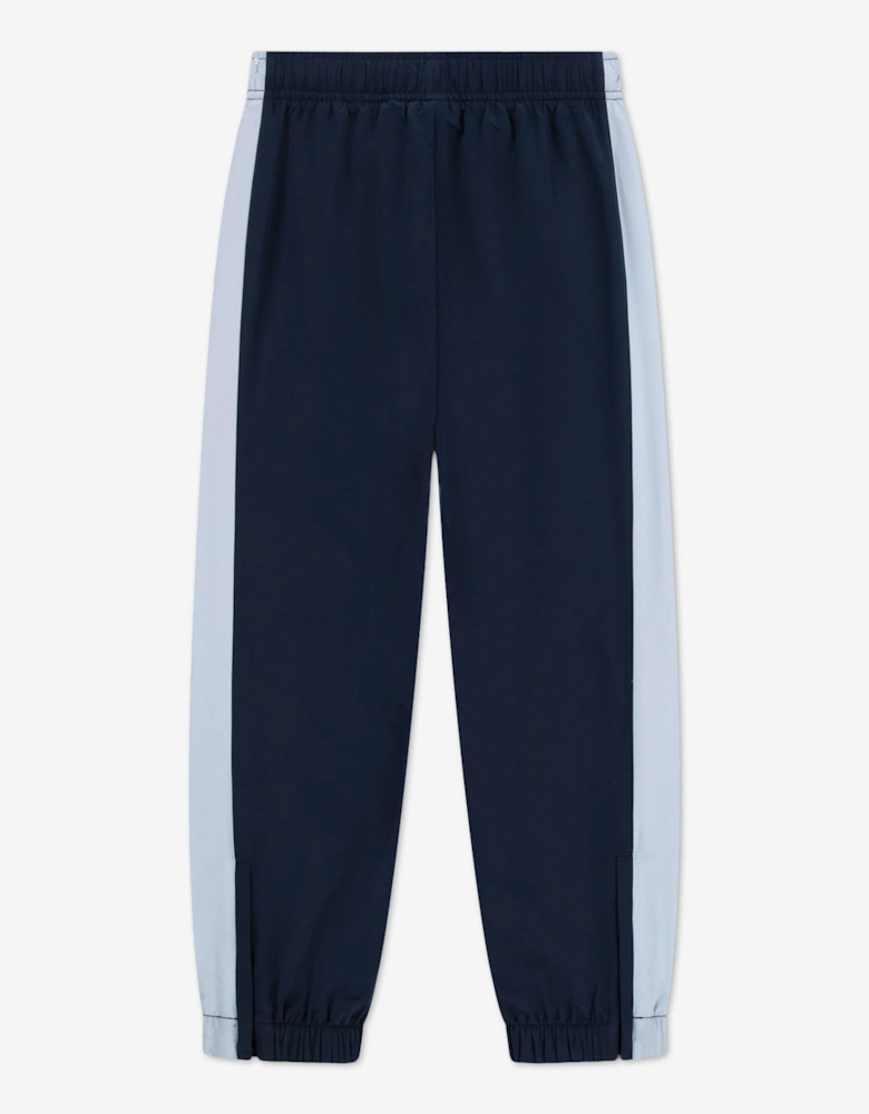 Lacoste Boys Colourblock Poly Pongee Tracksuit in Navy