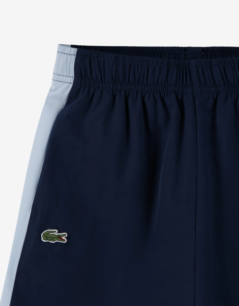 Lacoste Boys Colourblock Poly Pongee Tracksuit in Navy