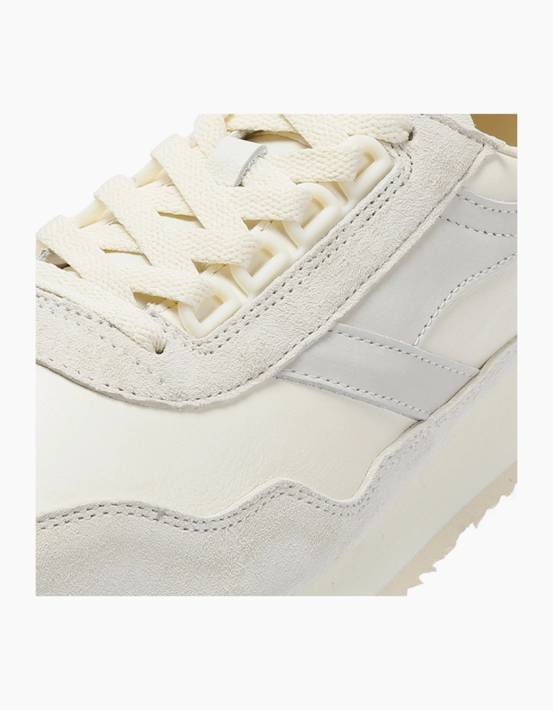 Walsh Ensign Leather Men's White Trainers