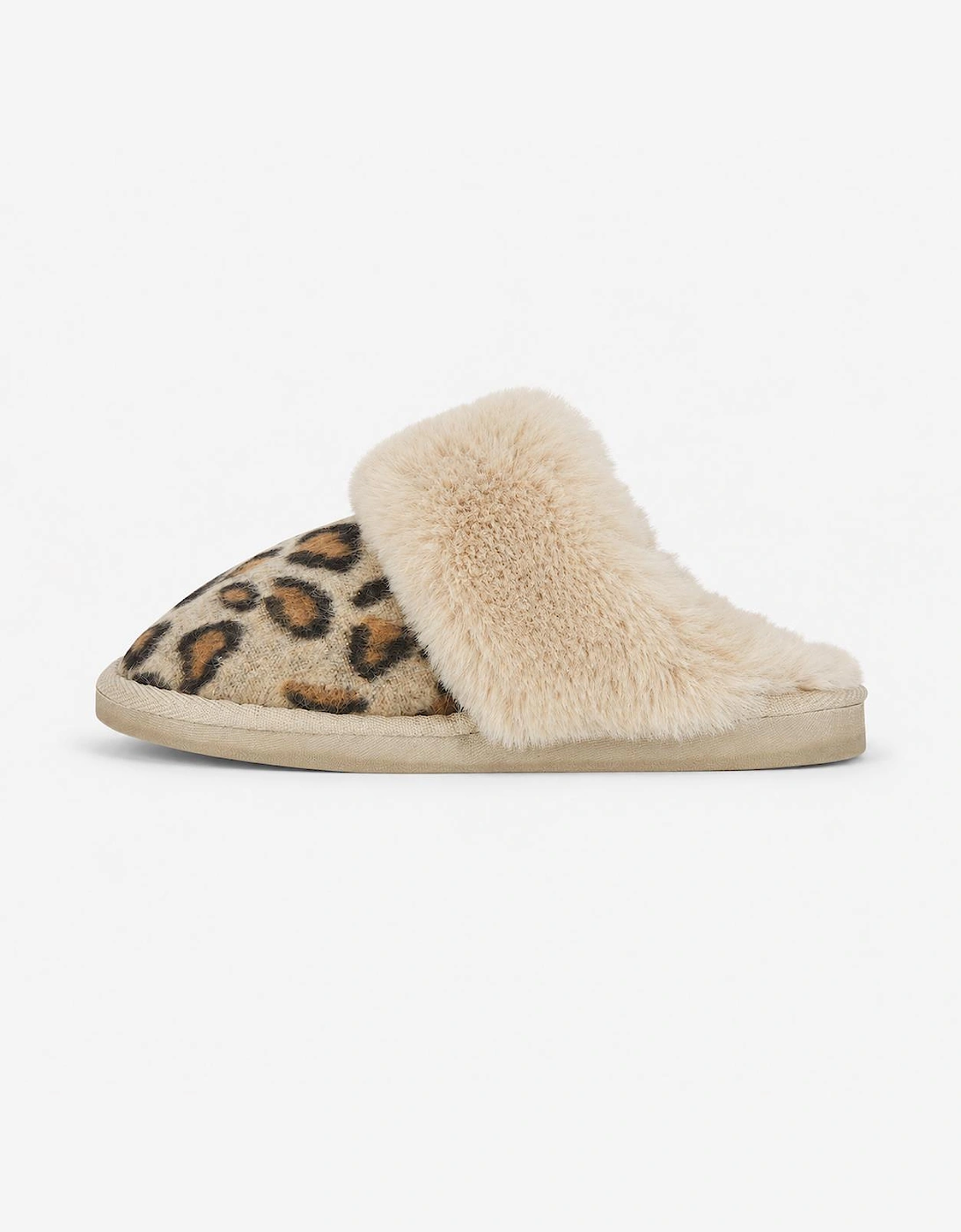 Jo & Joe NALA Womens Mule Slippers Leopard