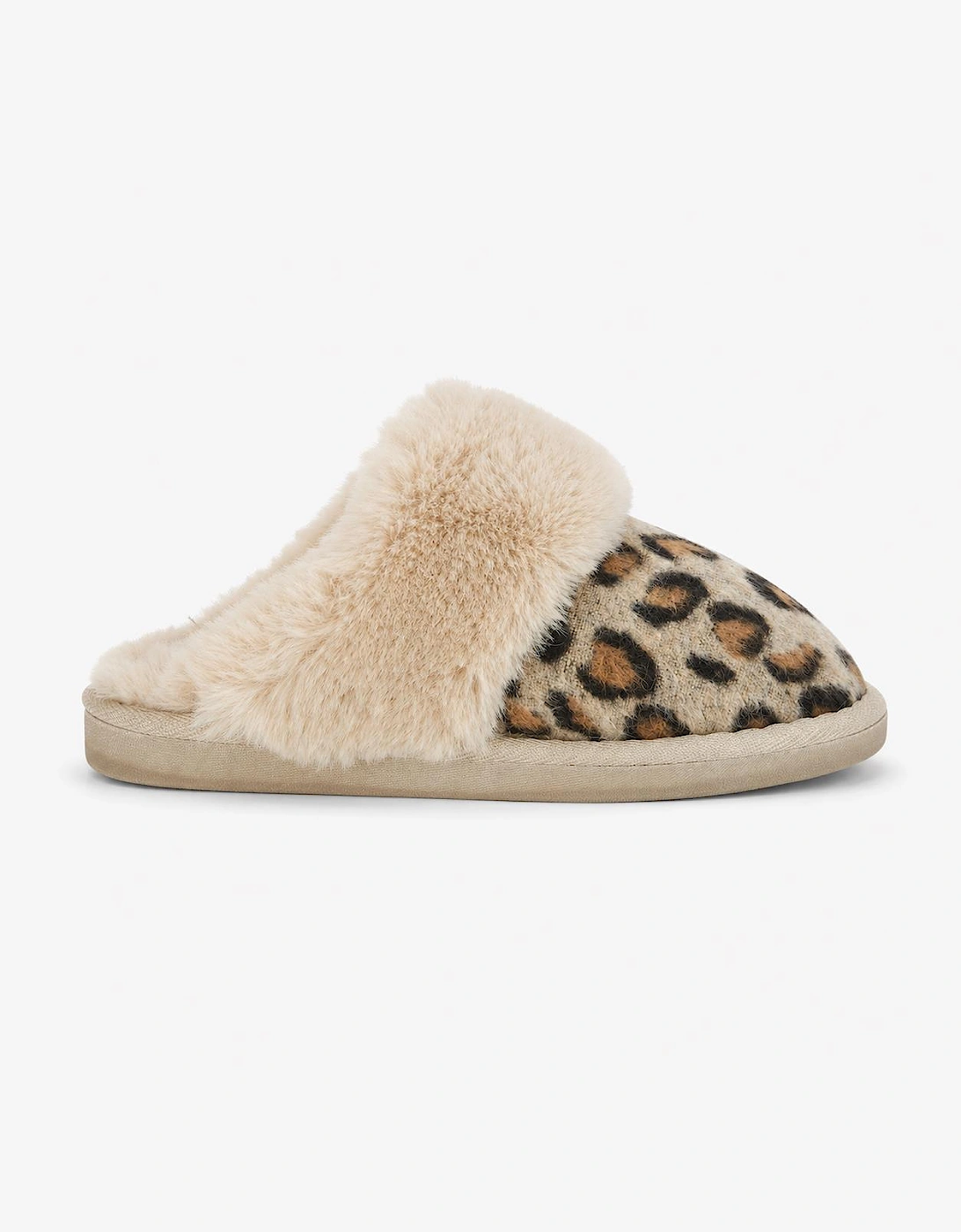 Jo & Joe NALA Womens Mule Slippers Leopard