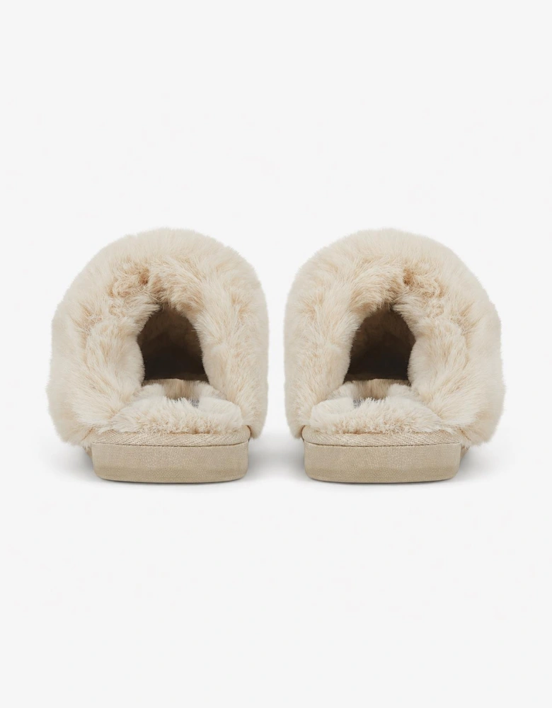 Jo & Joe NALA Womens Mule Slippers Leopard