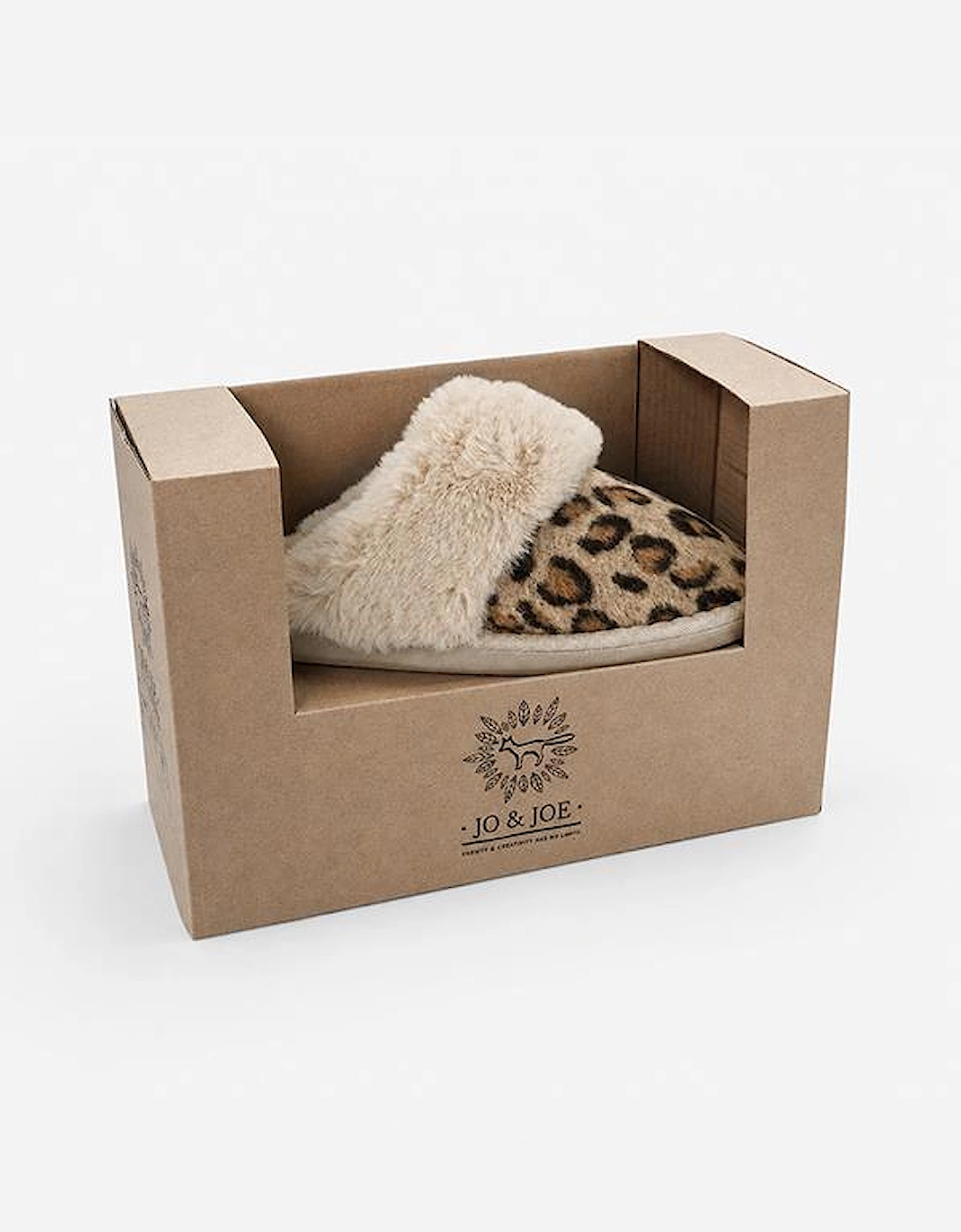 Jo & Joe NALA Womens Mule Slippers Leopard