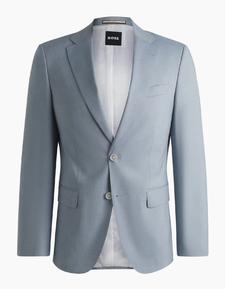 Solid Patterned Lapel Collared Blazer with Chest and Flap Pockets