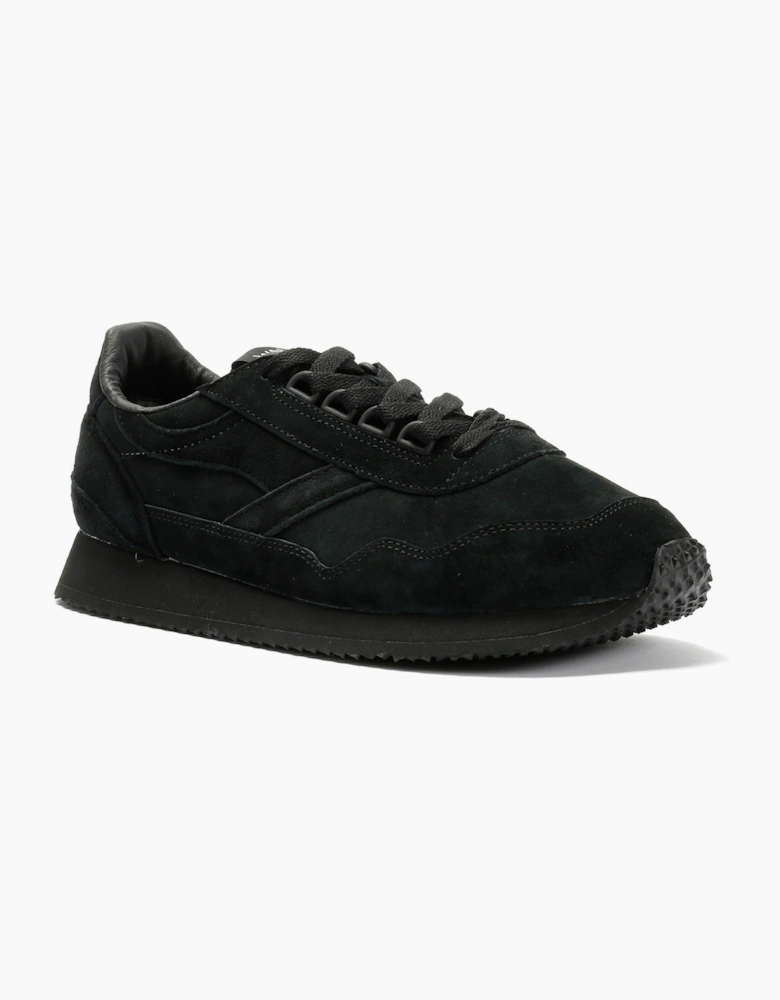 Walsh Ensign Leather Men's Black Trainers