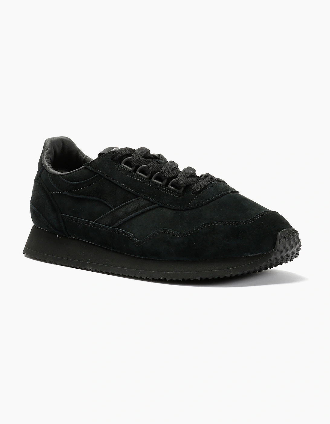 Walsh Ensign Leather Men's Black Trainers