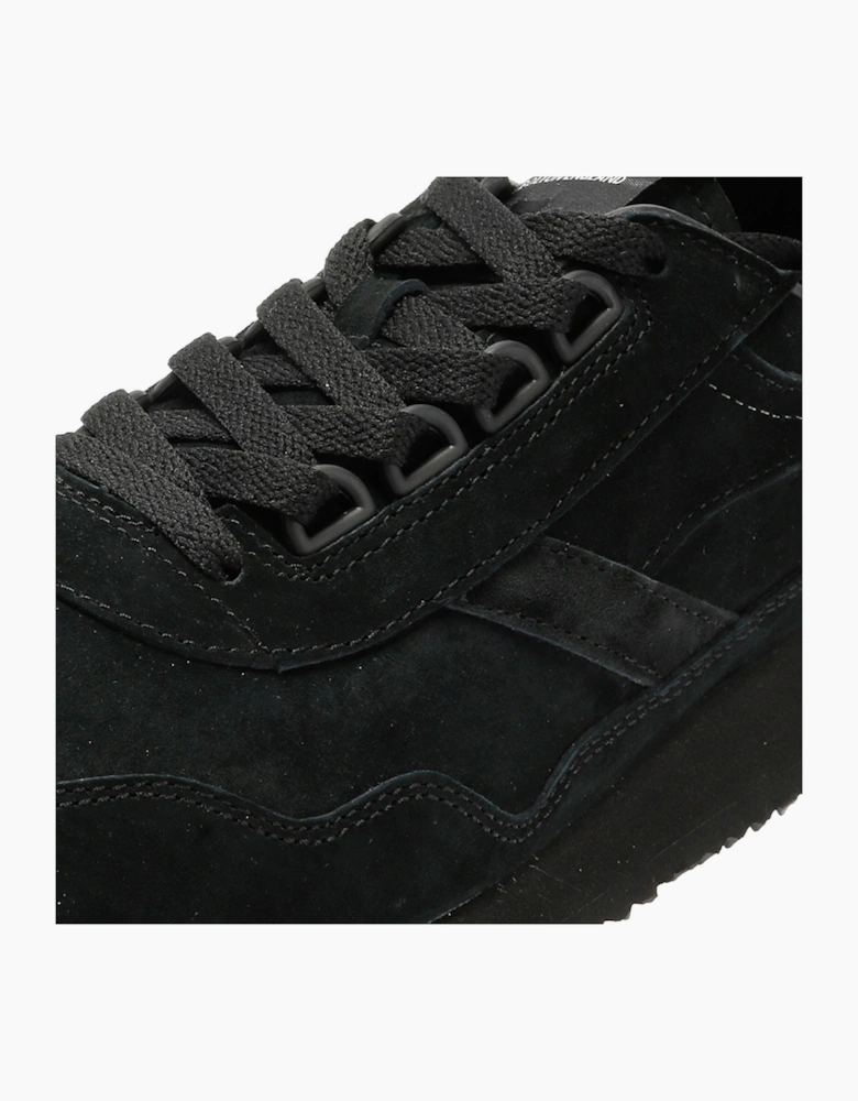 Walsh Ensign Leather Men's Black Trainers