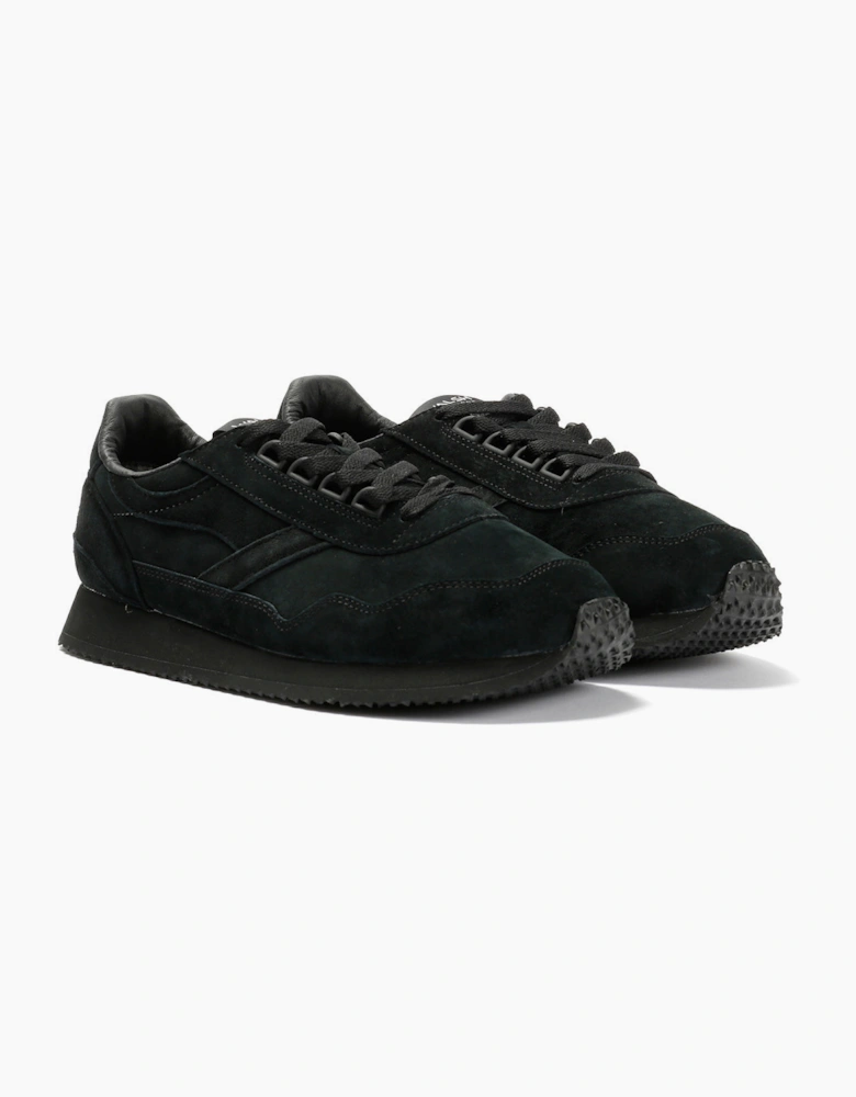 Walsh Ensign Leather Men's Black Trainers