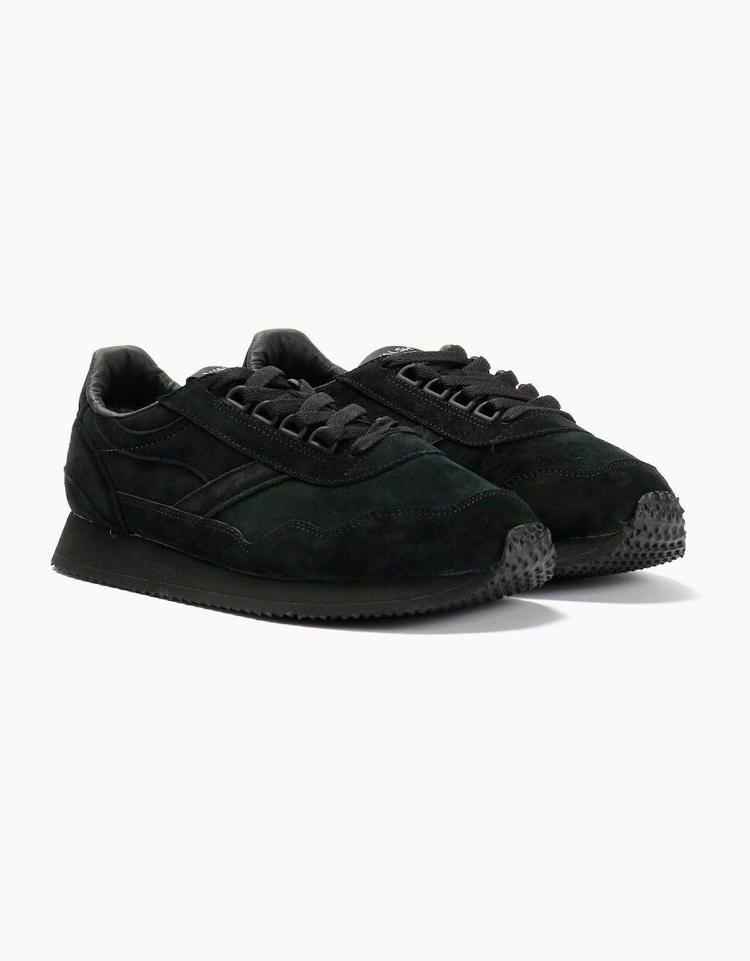 Walsh Ensign Leather Men's Black Trainers