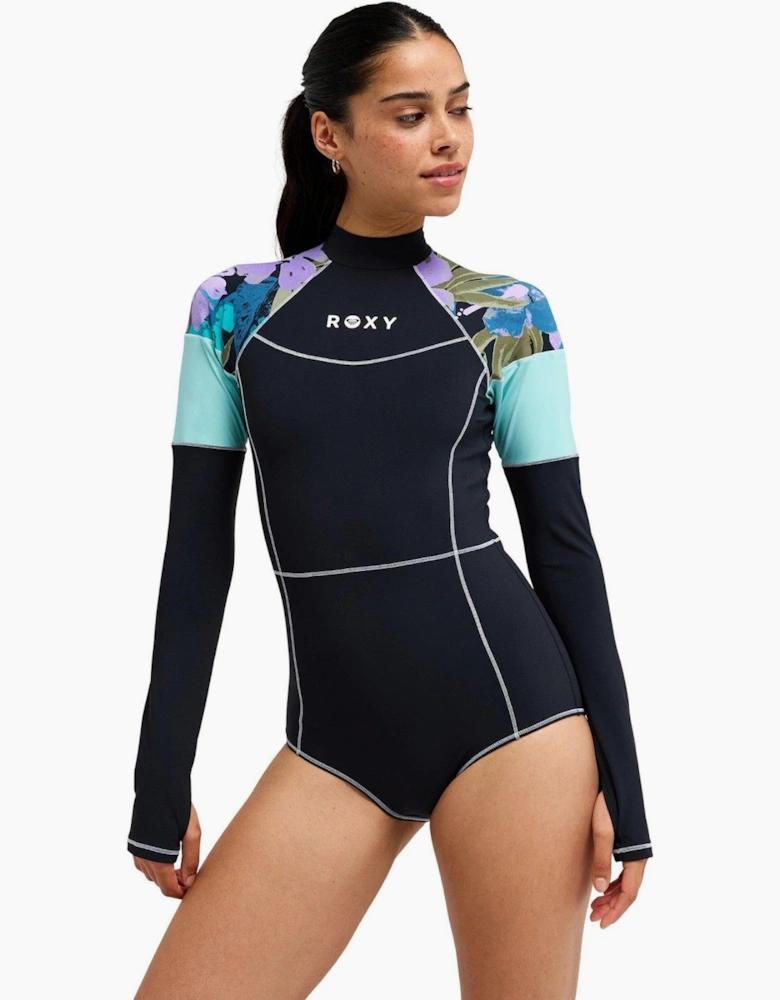 Roxy Womens Essentials Long Sleeve Swimsuit