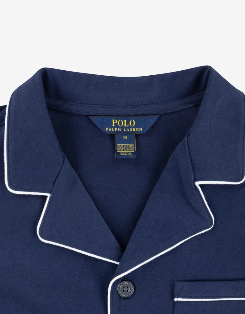 Ralph Lauren Girls Short Pyjamas Set in Navy