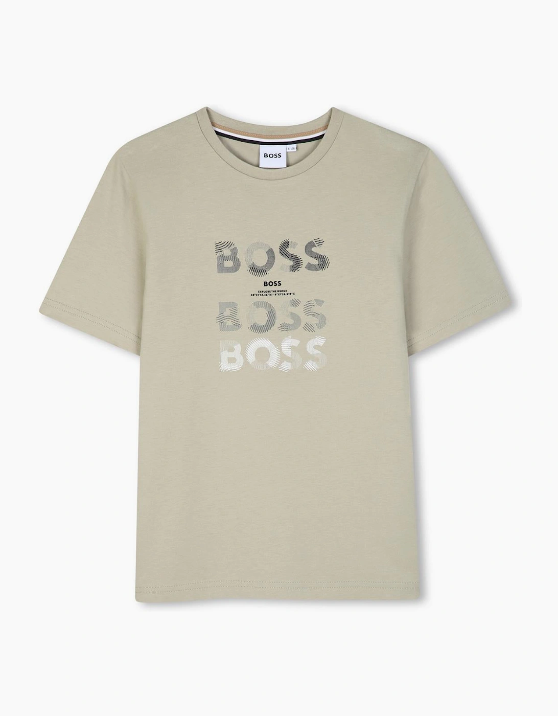 BOSS BOYS ELM REPEAT LOGO T SHIRT J53410