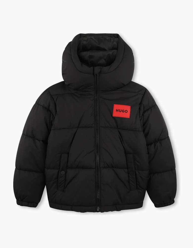 HUGO PUFFER JACKET IN BLACK G01254