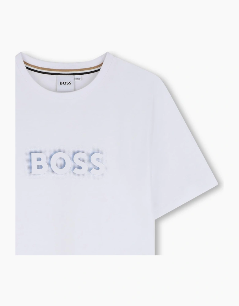 BOSS BOYS WHITE T SHIRT J53405