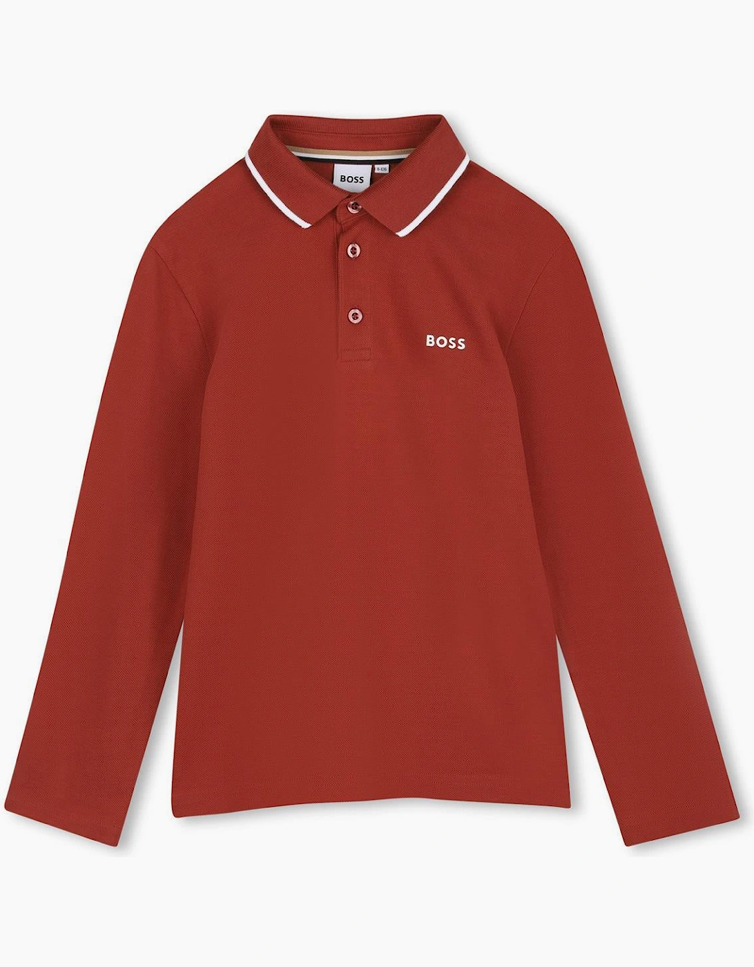 BOSS BOYS CRIMSON RED POLO SHIRT J53376