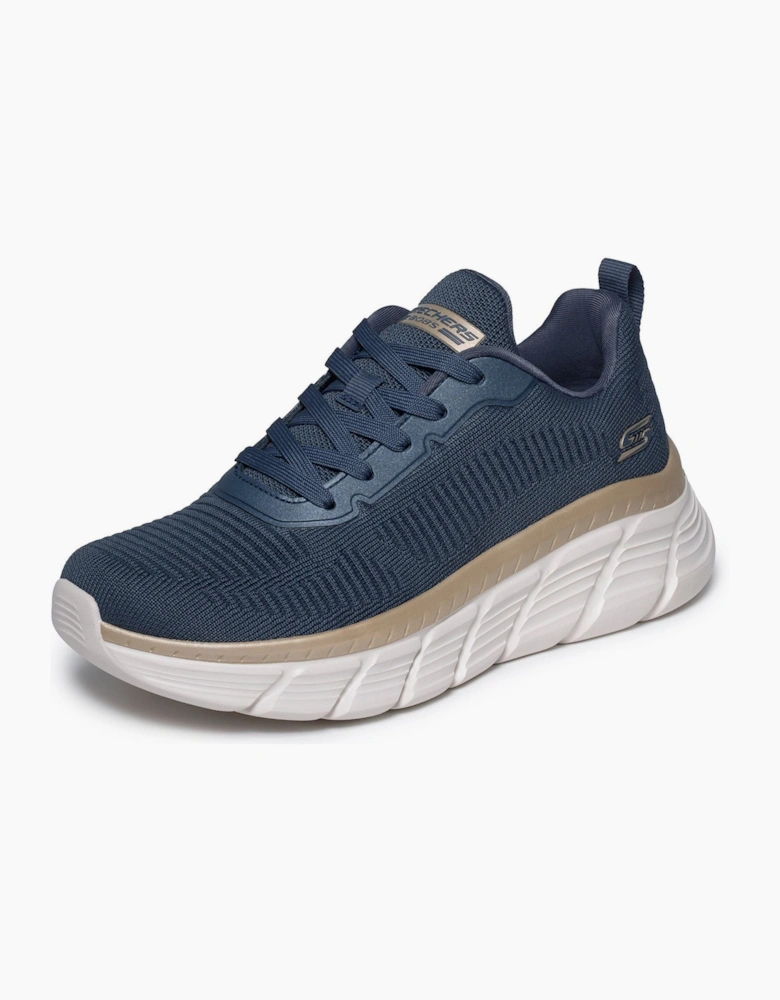 Skechers Bobs B Flex Hi Flying Textile Women's Navy/Gold Trainers