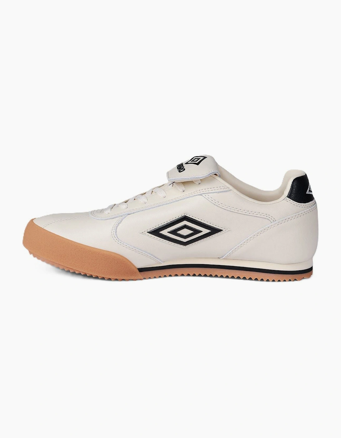 Umbro 5V5 Leather Antique White/Black Trainers