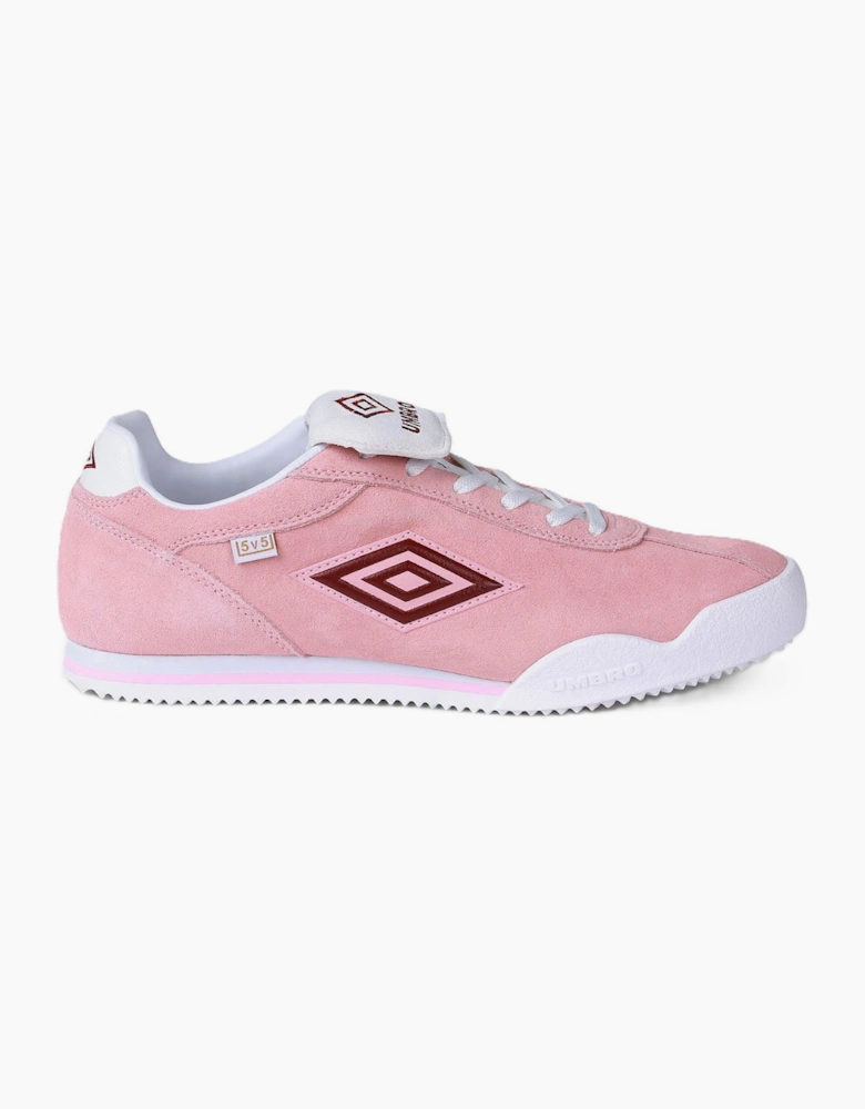 Umbro 5V5 Suede Women's Impatients Pink/Red Dahlia Trainers
