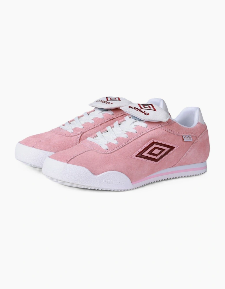 Umbro 5V5 Suede Women's Impatients Pink/Red Dahlia Trainers