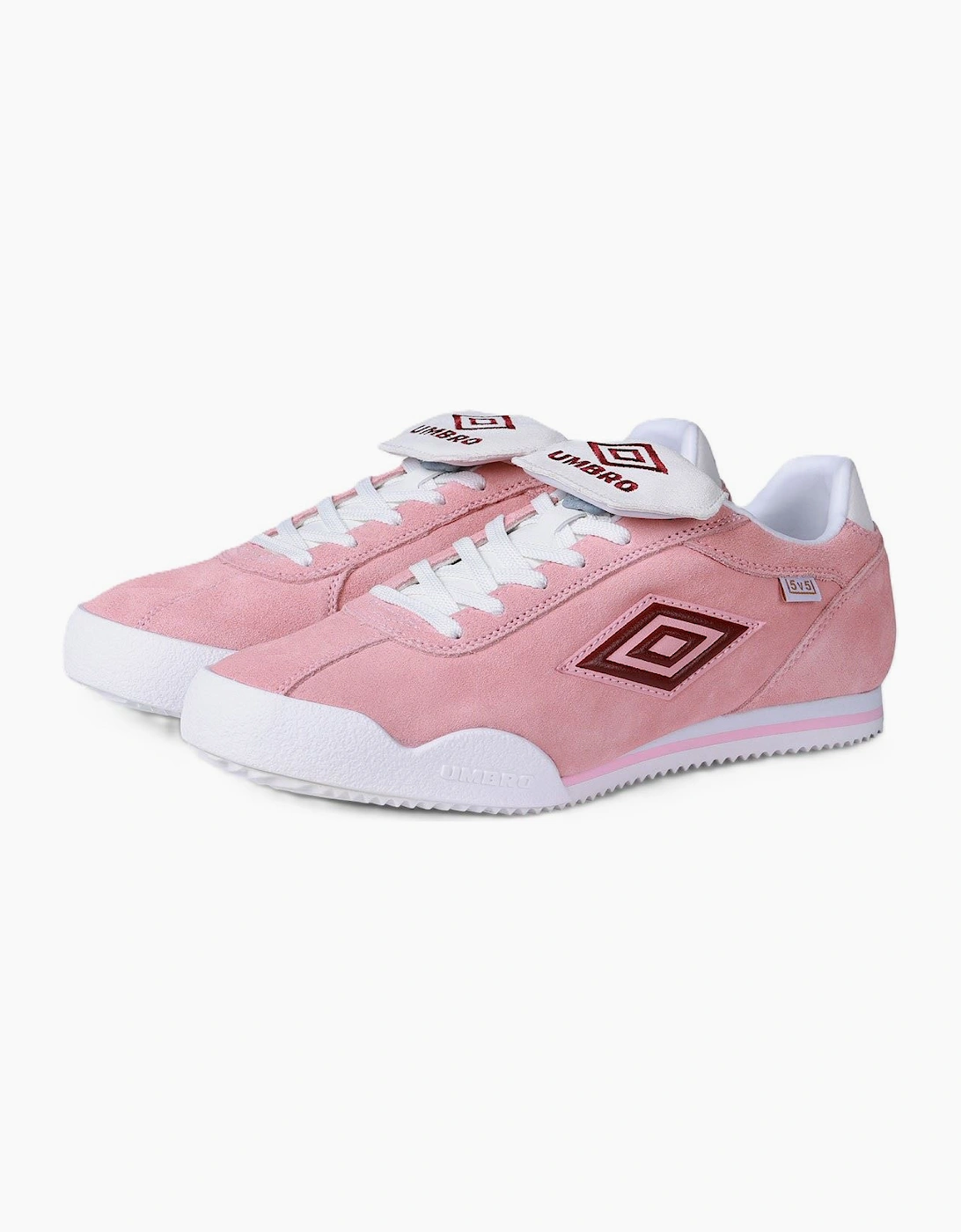 Umbro 5V5 Suede Women's Impatients Pink/Red Dahlia Trainers