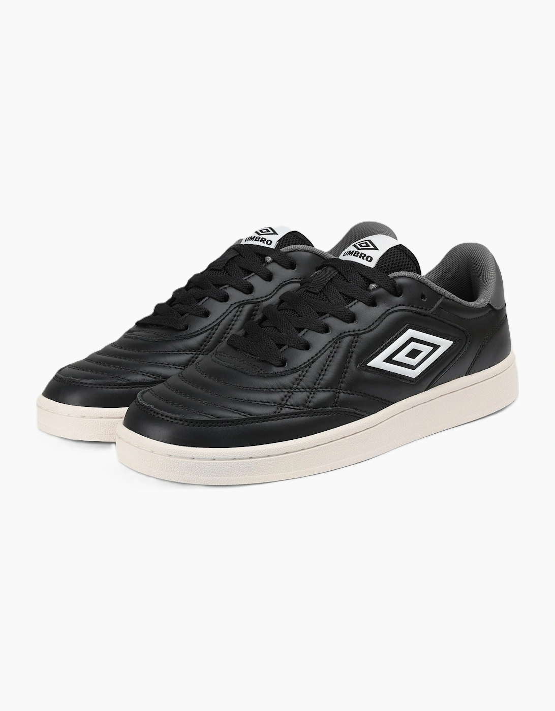 Umbro Clayton Leather Men's Black/Castlerock/White Trainers