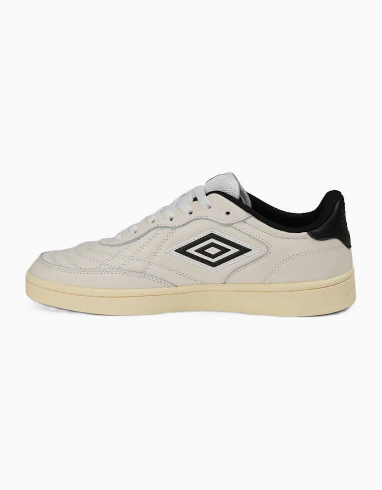 Umbro Clayton Leather Men's White/Pastel Yellow/Black Trainers