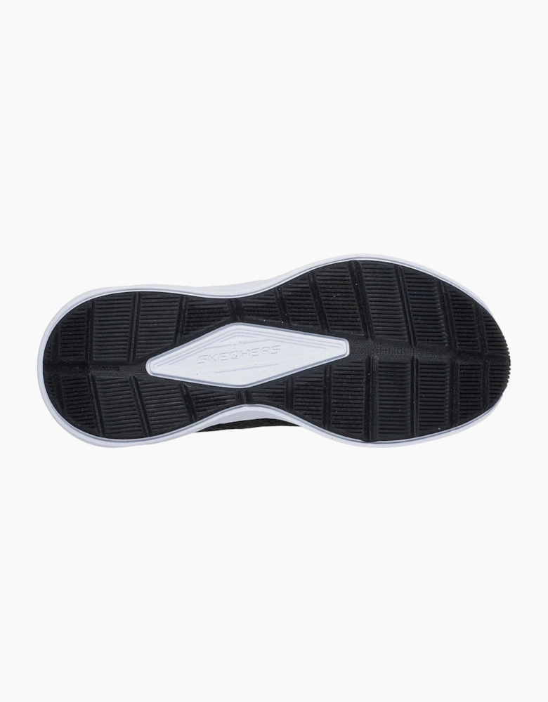 Skechers Microspec Tread Black & Blue/Orange Trainers