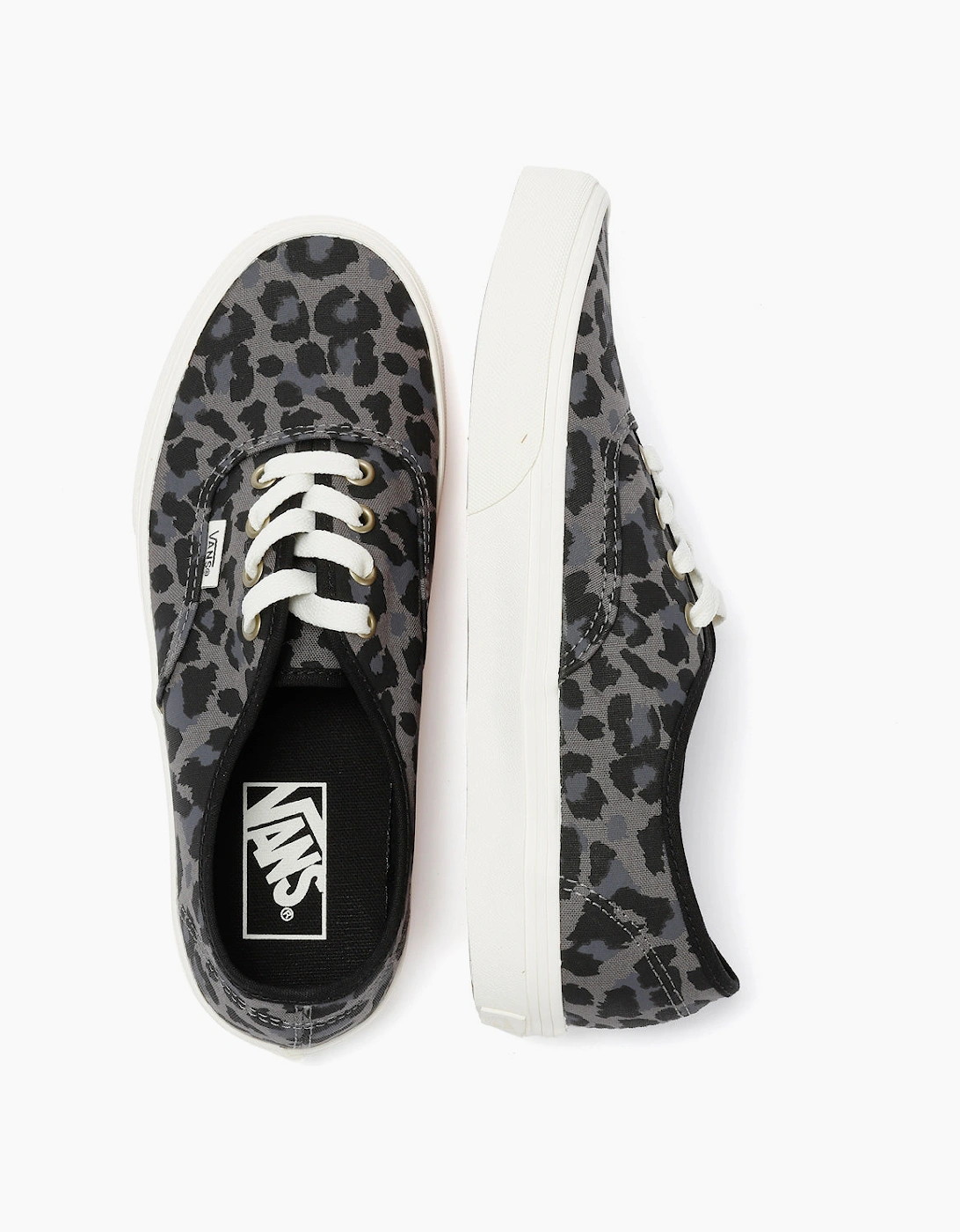 Vans Authentic Canvas Women's Leopard Black/Pewter Trainers