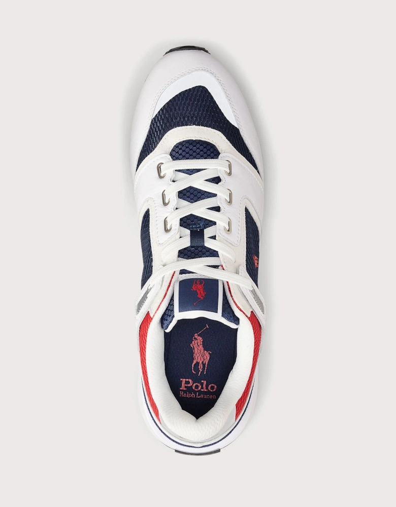 Train 89 V2 Suede-Paneled Sneakers