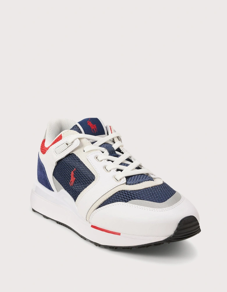 Train 89 V2 Suede-Paneled Sneakers