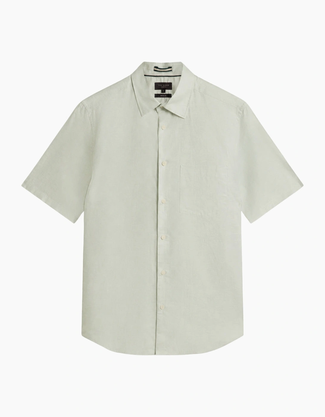 Ted Baker Palomas Pale Green Linen Shirt