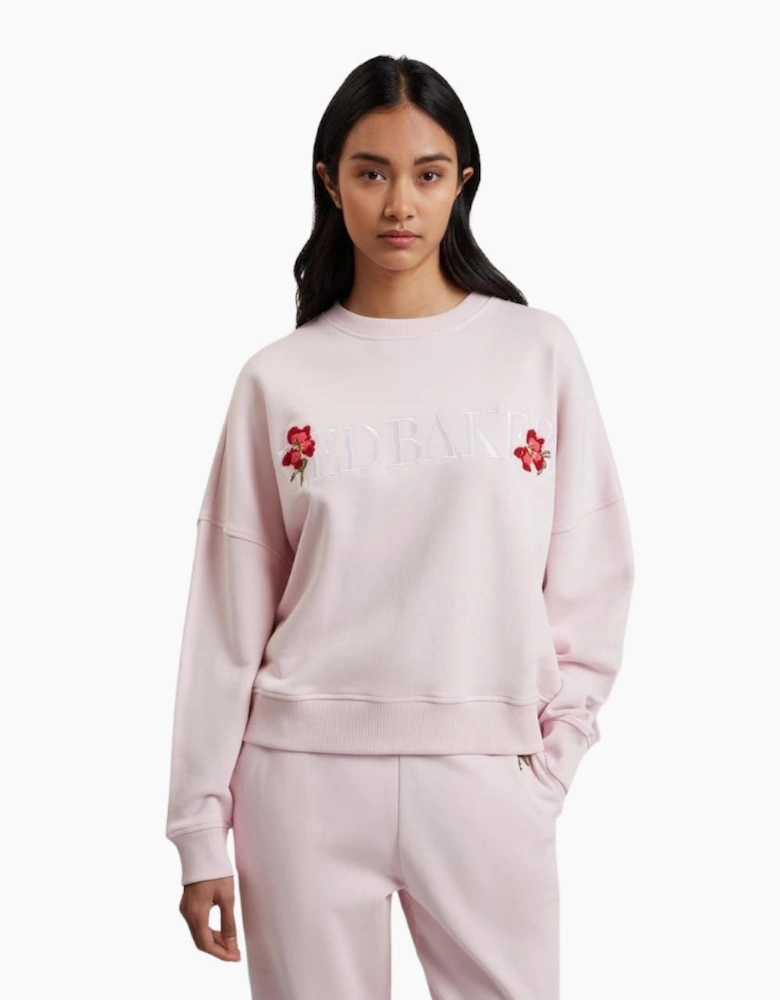 Ted Baker Stiila Ted Baker Branded Light Pink Sweater