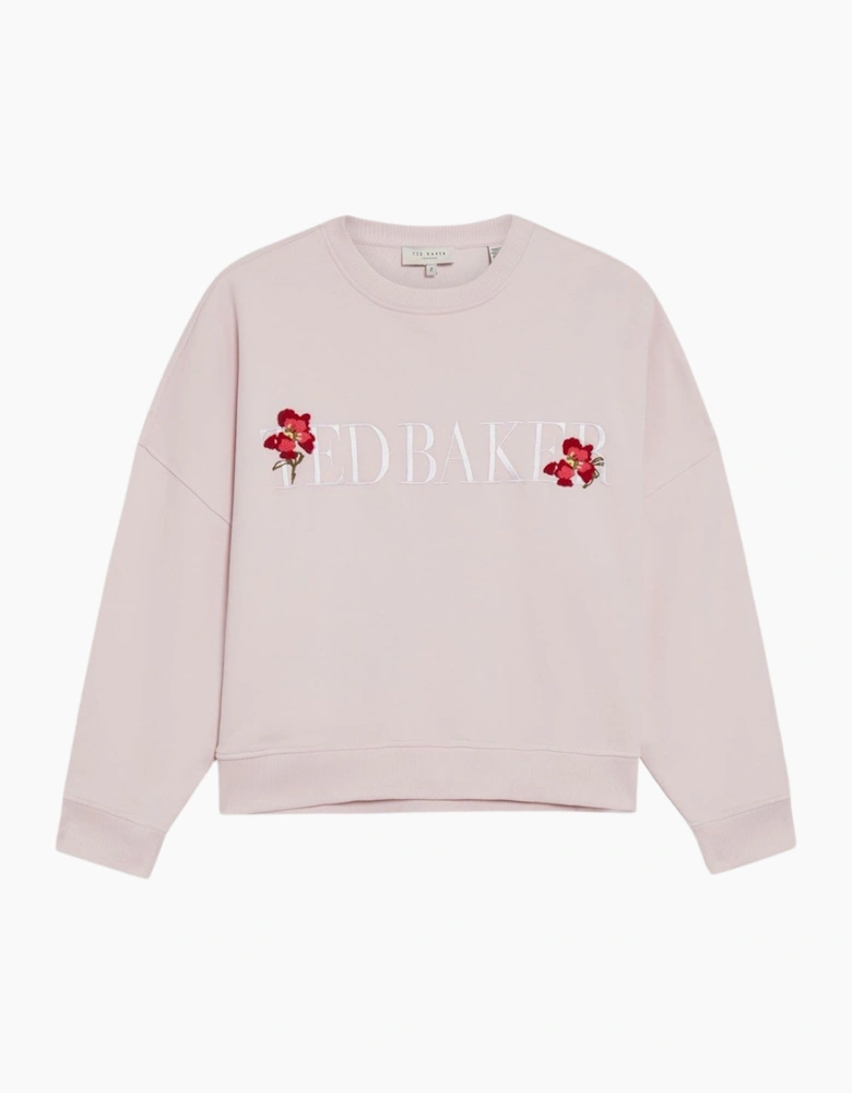 Ted Baker Stiila Ted Baker Branded Light Pink Sweater