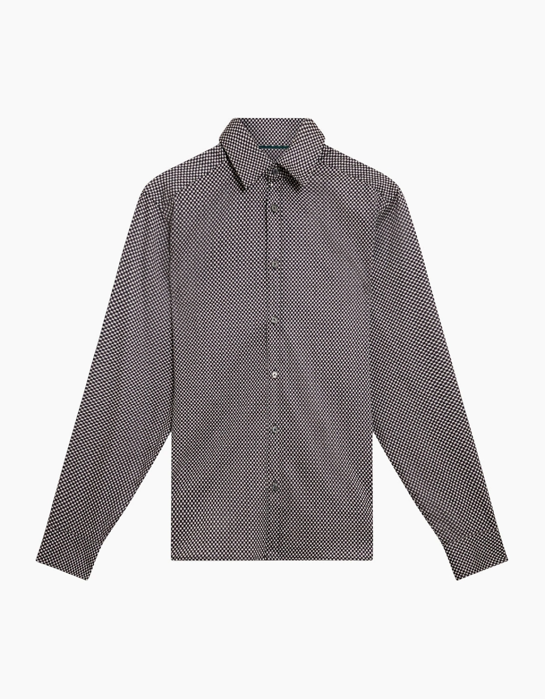 Men's Ted Baker Jozef Mini Geo Print Navy Shirt - Size: 40/Regular
