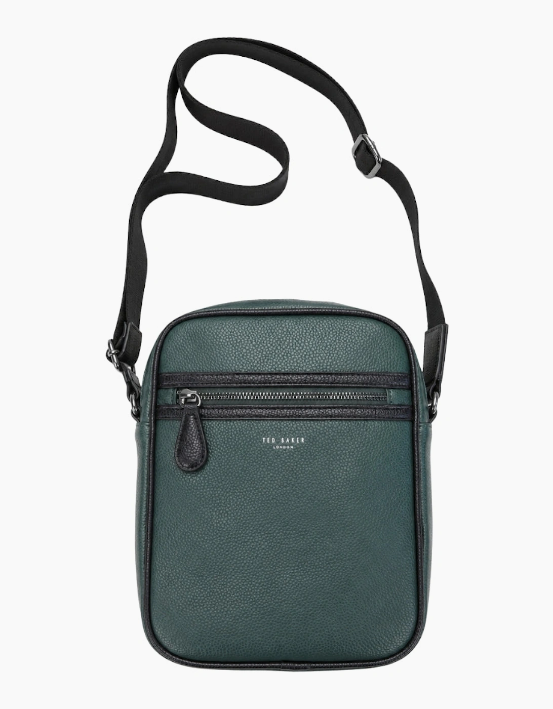 Ted Baker Lanston Pebble PU Olive Flight Bag