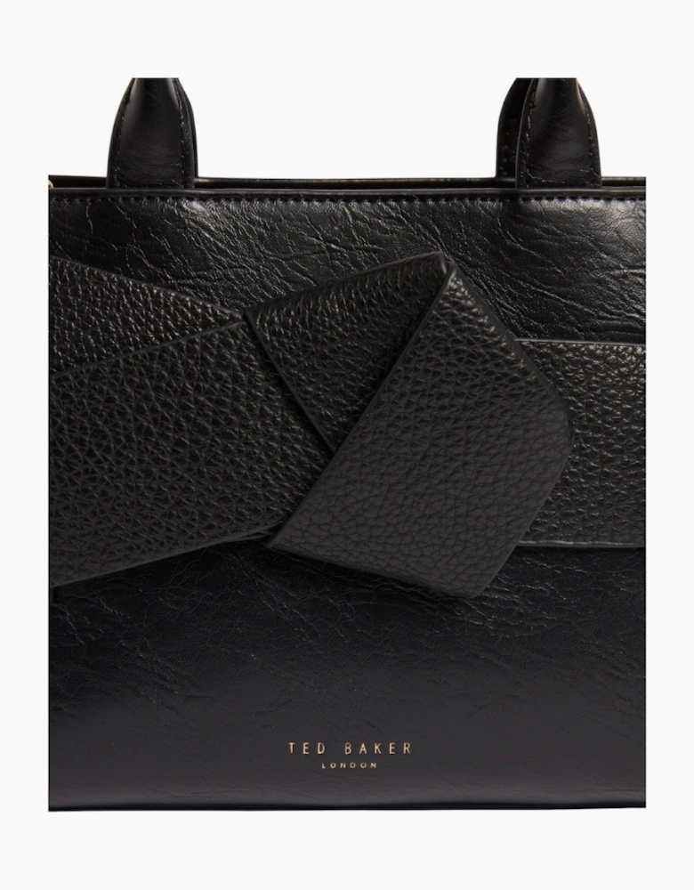 Ted Baker Jimsa Knot Bow Black Tote Bag