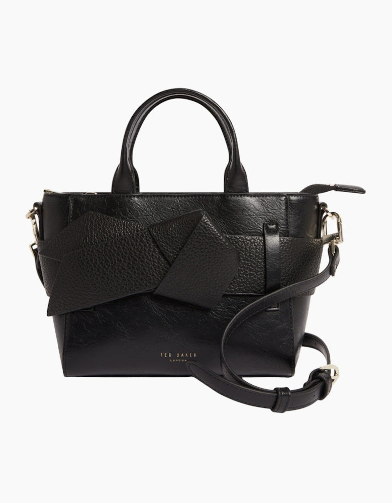Ted Baker Jimsa Knot Bow Black Tote Bag