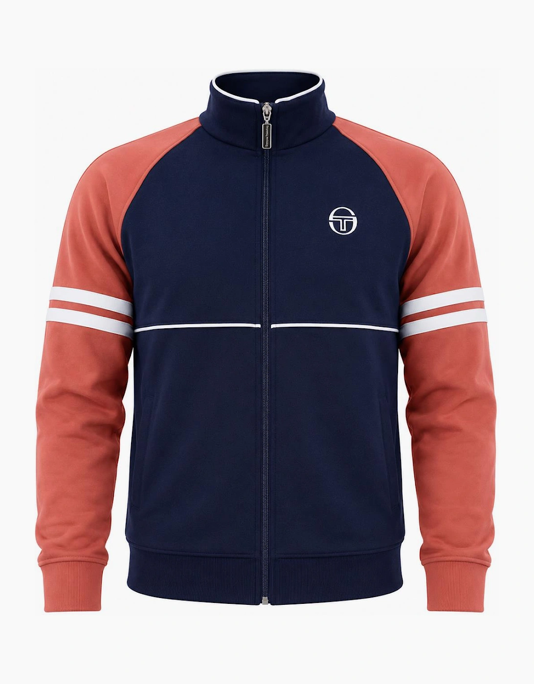 Sergio Tacchini Orion Track Top Jacket Maritime Blue/Light Mahogany/White