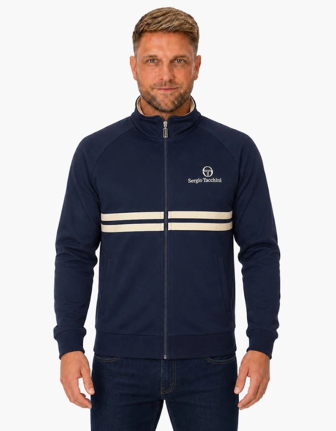 Sergio Tacchini Dallas Track Top Jacket Maritime Blue/Peyote