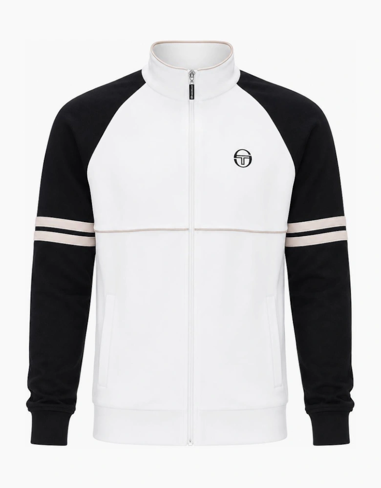 Sergio Tacchini Orion Track Top Jacket Gardenia/Black/Peyote