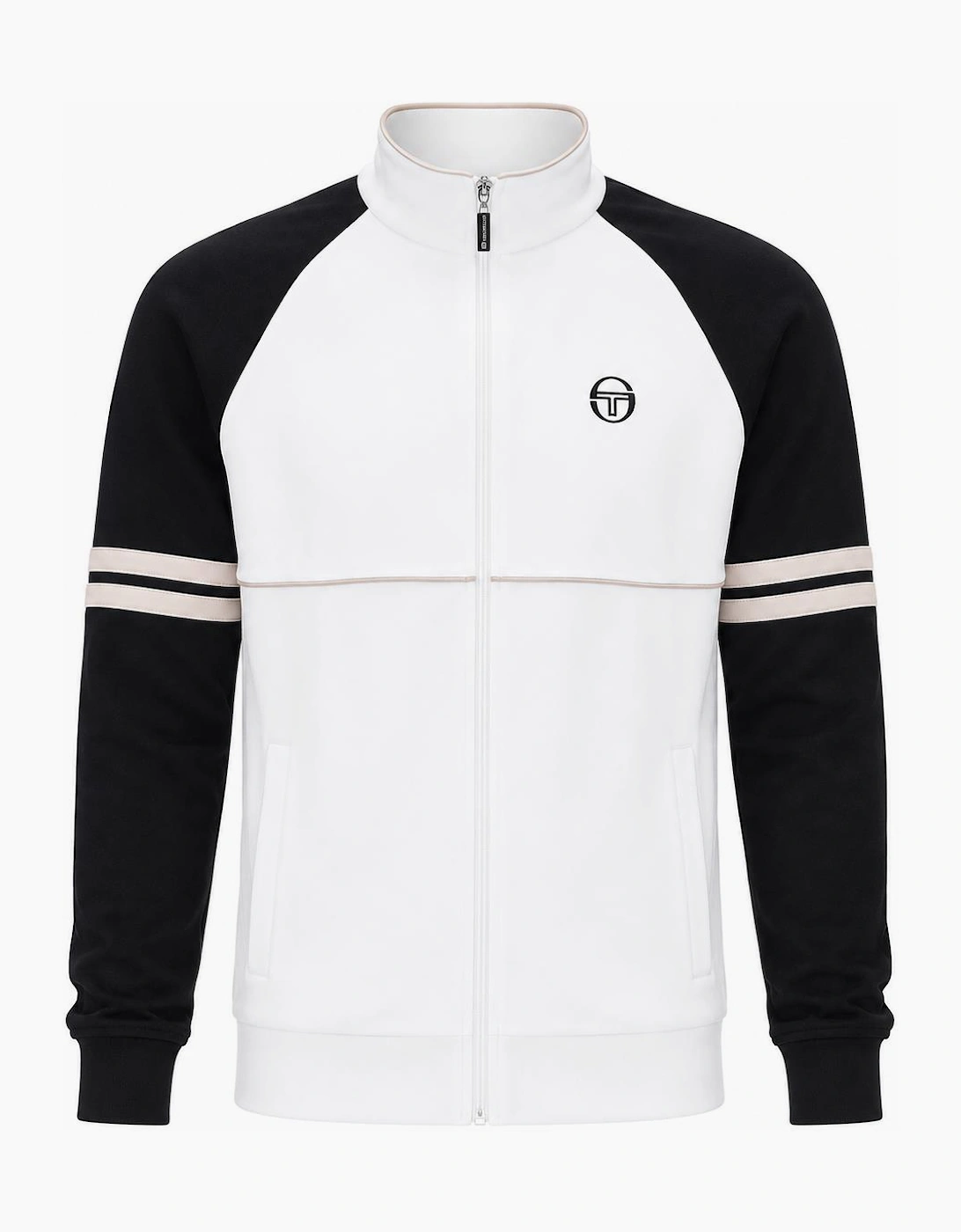 Sergio Tacchini Orion Track Top Jacket Gardenia/Black/Peyote