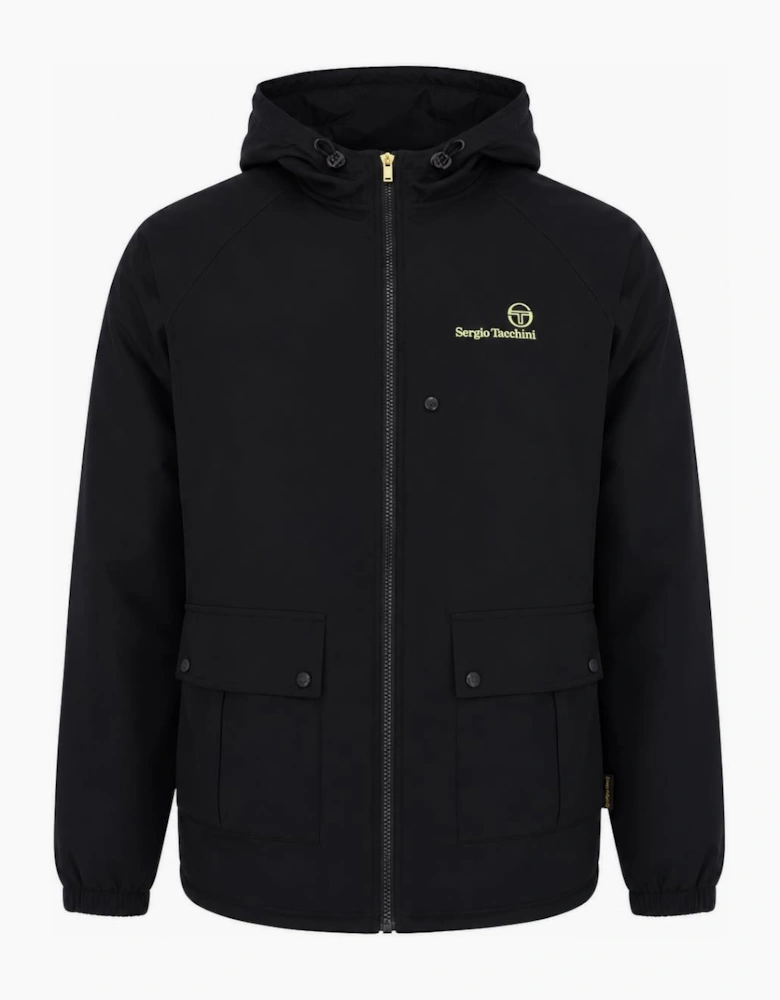 Sergio Tacchini Mancini Hooded Jacket Black